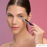 Кисть для консилера BrushArt Professional B12 Angled concealer brush скошенная, с синтетическим ворсом, 1 шт B12 — фото 2