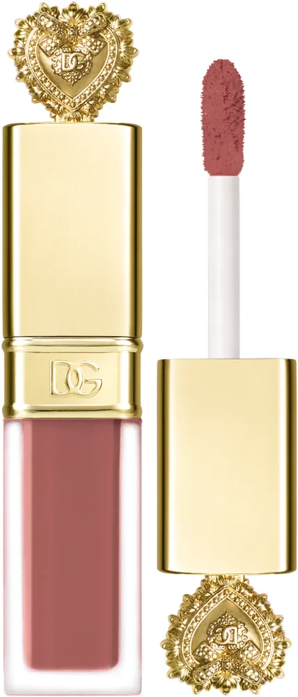 Dolce&Gabbana Flawless Everkiss Liquid Lip Mini - Матовая жидкая помада, 3 мл, оттенок 105 Respect - Rosy Nude