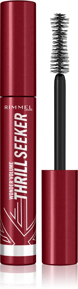 Rimmel WonderVolume Thrill Seeker - Тушь для ресниц, увеличивающая объем, 8 мл, оттенок Extreme Black