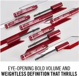 Rimmel WonderVolume Thrill Seeker - Тушь для ресниц, увеличивающая объем, 8 мл, оттенок Extreme Black — фото 6