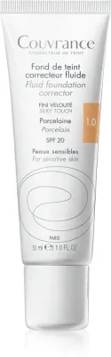 Avene Couvrance Fluid Foundation Corrector - Тональная основа с покрытием в жидкой текстуре SPF 20, 30 мл