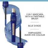 Bourjois Twist Up The Volume - Тушь для ресниц, увеличивающая объем с щеточкой 2 в 1, 8 мл, оттенок 03 Ultra Blue — фото 5