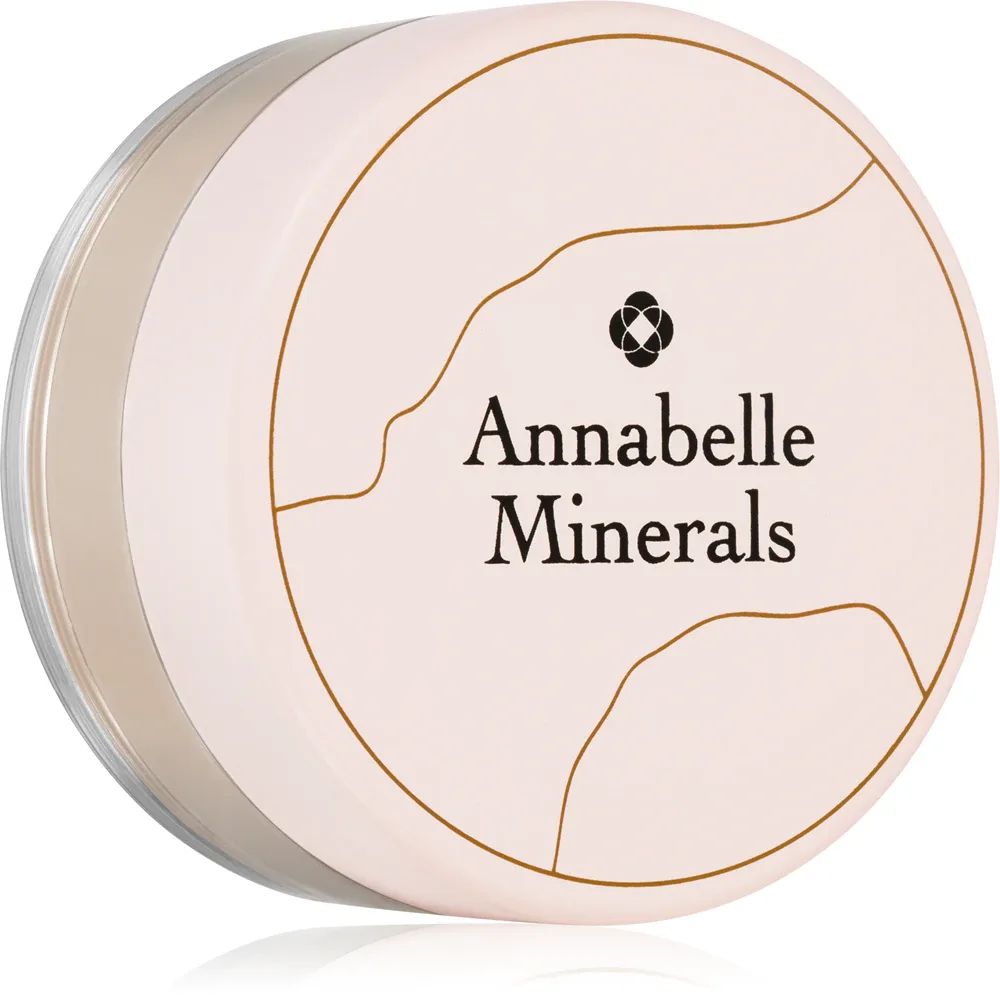 Annabelle Minerals Radiant Mineral Foundation - Минеральная пудровая тональная основа с осветляющим эффектом, 4 г, оттенок Natural Fairest