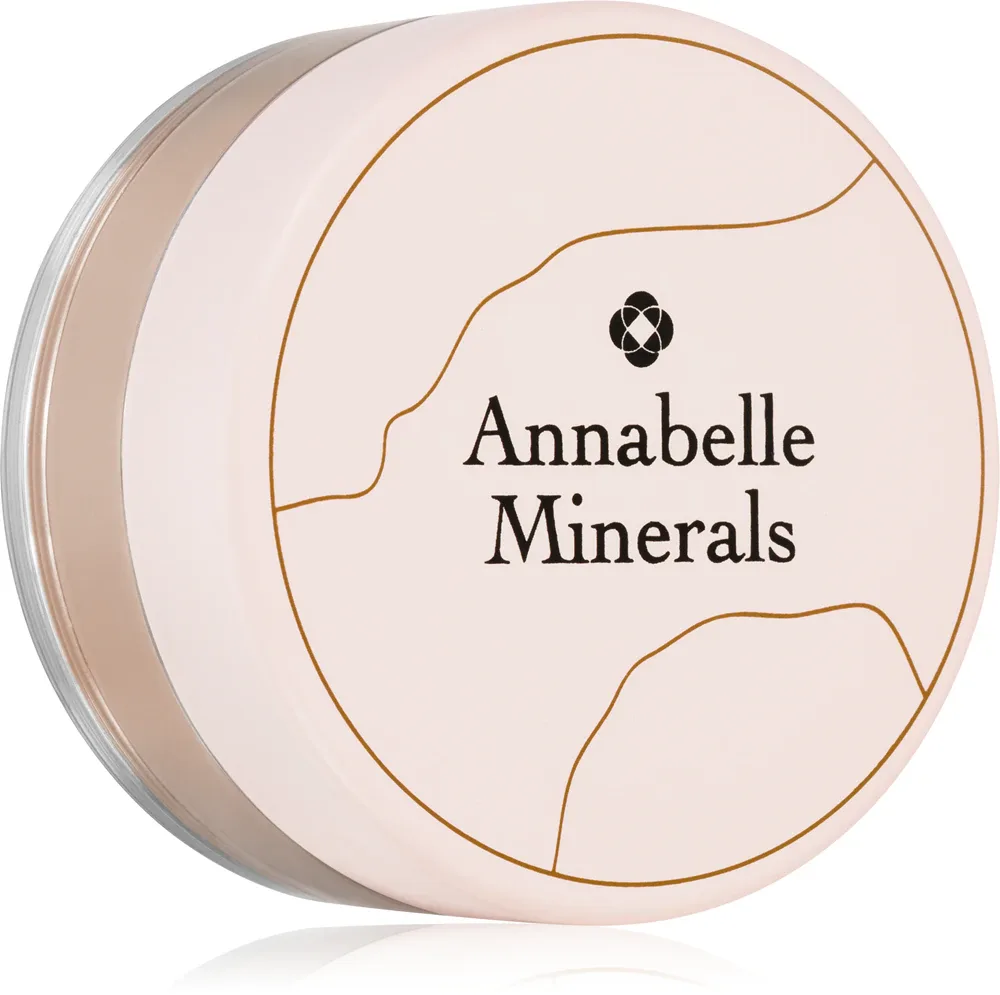 Annabelle Minerals Radiant Mineral Foundation - Минеральная пудровая тональная основа с осветляющим эффектом, 4 г, оттенок Natural Fair