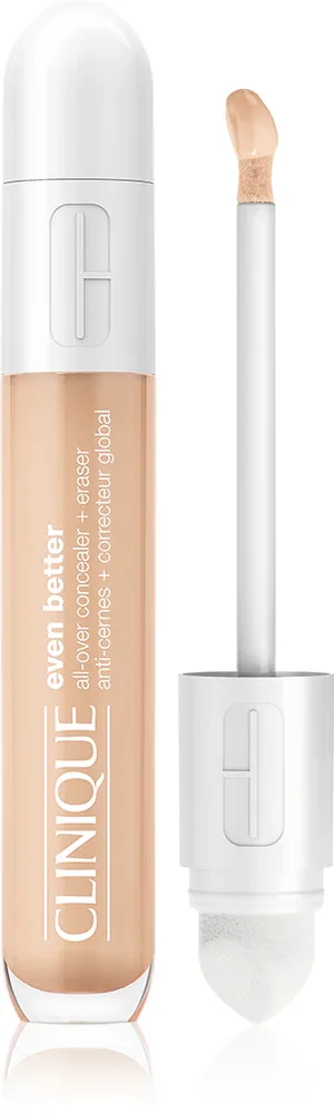 Clinique Even Better All-Over Concealer + Eraser - Корректор для лица, который скрывает, 6 мл, оттенок CN 28 Ivory