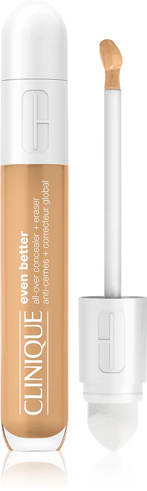 Clinique Even Better All-Over Concealer + Eraser - Корректор для лица, который скрывает, 6 мл, оттенок CN 58 Honey