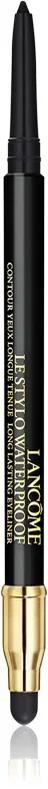 Lancome Le Stylo Waterproof - Высокопигментный водостойкий карандаш для глаз, 0.35 г, оттенок 02 Noir Intense