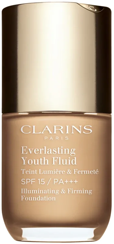 Clarins Everlasting Youth Fluid Foundation - Тональный флюид с SPF 15, 30 мл, оттенок 106 Vanilla