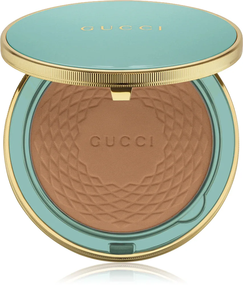 Пудра-бронзер Gucci Beauty Poudre De Beaute Eclat Soleil Powder с эффектом сияния, шелковистая, 12 г, оттенок 03