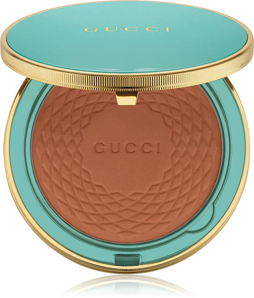 Пудра-бронзер Gucci Beauty Poudre De Beaute Eclat Soleil Powder с эффектом сияния, шелковистая, 12 г, оттенок 04