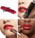 DIOR Dior Addict - Блестящая помада в флаконе для губ, который можно перезаправить, 3.2 г, оттенок 822 Scarlet Silk — фото 2