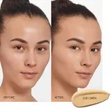 Shiseido Synchro Skin Self-Refreshing Foundation Advanced - Тональная основа с защитным фактором SPF 30, 30 мл, оттенок 220 Linen — фото 3
