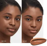 Shiseido Synchro Skin Self-Refreshing Foundation Advanced - Тональная основа с защитным фактором SPF 30, 30 мл, оттенок 450 Copper — фото 3