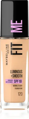 MAYBELLINE NEW YORK Fit Me! - Тональная основа для сияющей и гладкой кожи, 30 мл