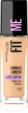 MAYBELLINE NEW YORK Fit Me! - Тональная основа для сияющей и гладкой кожи, 30 мл, оттенок 120 Classic Ivory — фото 1