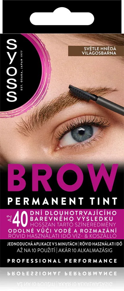 Syoss Brow Tint - Краска для бровей, 10 мл, оттенок Light Brown