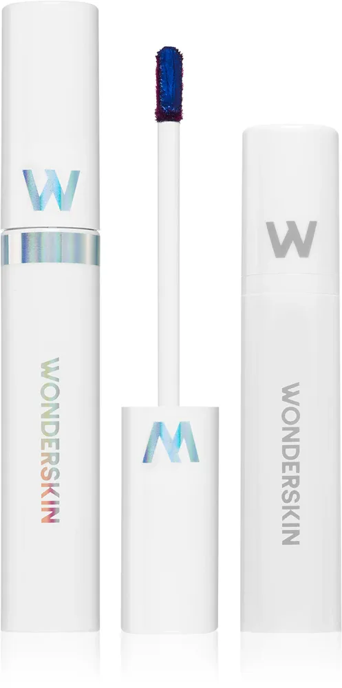 WONDERSKIN Wonder Blading Lip Stain Kit - Помада Peel-Off + активатор оттенка Бургундский красный, 4 мл, оттенок Adore