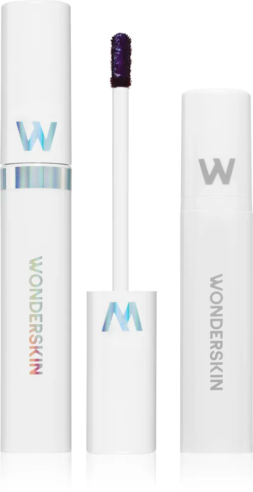 WONDERSKIN Wonder Blading Lip Stain Kit - Помада Peel-Off + активатор оттенка Бургундский красный, 4 мл, оттенок Glamorous