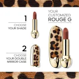 GUERLAIN Rouge G Double Mirror Jewel Case - Чехол для помады с зеркалом, 1 шт, оттенок Les Studs — фото 2