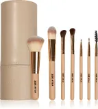 Zoë Ayla Makeup Brush Set 7 Piece - Набор кистей с чехлом, 7 шт — фото 1