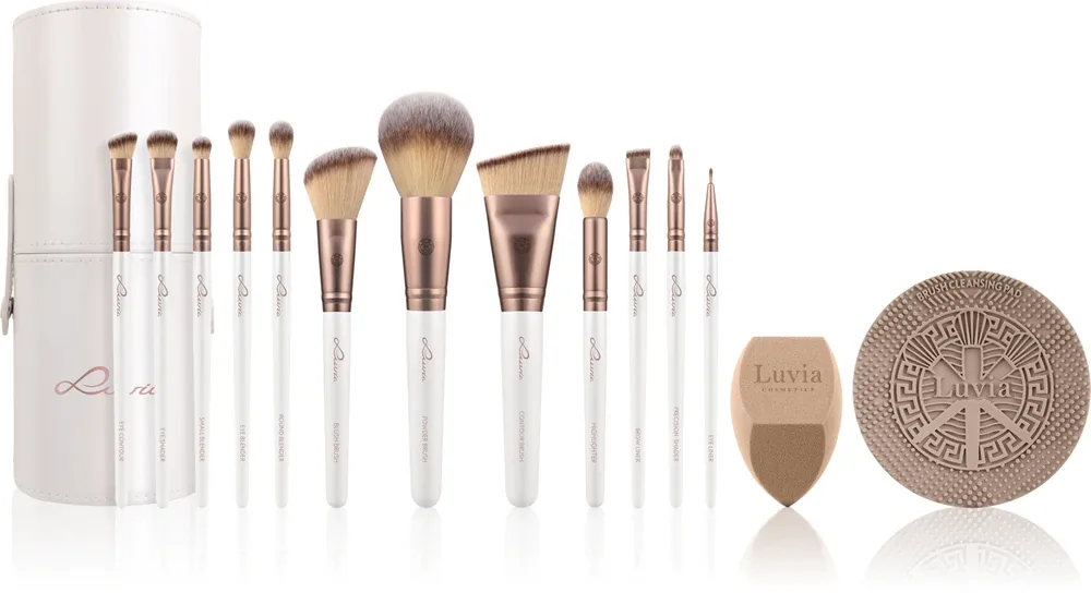 Luvia Cosmetics Prime Vegan Pro - Косметический набор кистей, 12 шт