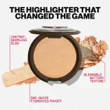 Smashbox x Becca Shimmering Skin Perfector Pressed Highlighter - Розсветлитель, 7 г, оттенок Rose Quarz — фото 7