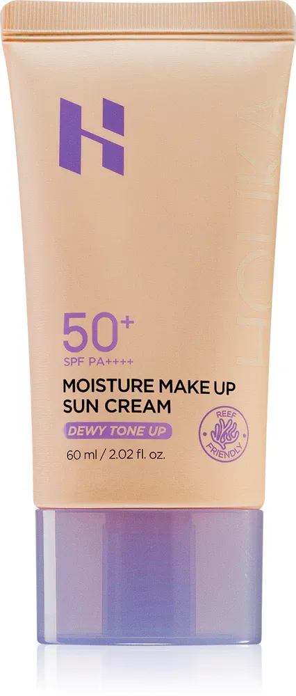 Holika Holika Moisture Make Up Sun Cream - Защитный тонизирующий крем для лица SPF 50+, 60 мл