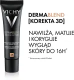Vichy Dermablend 3D Correction - Тональная основа с корректирующим и разглаживающим эффектом SPF 25, 30 мл, оттенок 45 Gold — фото 7