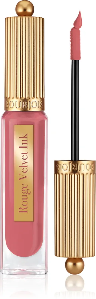 Bourjois Rouge Velvet Ink - Матовая жидкая помада, 3.5 мл, оттенок 03 Rose Me Tender