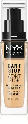 NYX Professional Makeup Can't Stop Won't Stop Full Coverage Foundation - Тональный фонд "Подклад мощно крывающий", 30 мл