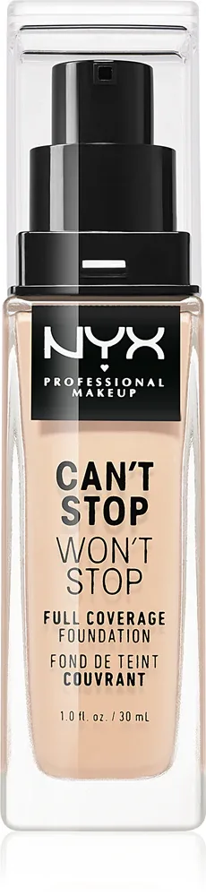 NYX Professional Makeup Can't Stop Won't Stop Full Coverage Foundation - Тональный фонд "Подклад мощно крывающий", 30 мл, оттенок 05 Light