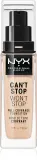 NYX Professional Makeup Can't Stop Won't Stop Full Coverage Foundation - Тональный фонд "Подклад мощно крывающий", 30 мл, оттенок 05 Light — фото 1
