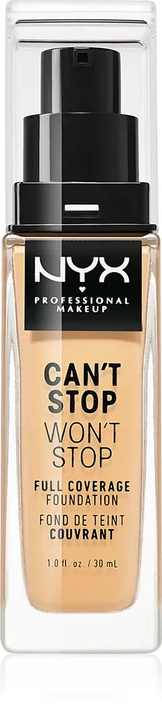 NYX Professional Makeup Can't Stop Won't Stop Full Coverage Foundation - Тональный фонд "Подклад мощно крывающий", 30 мл, оттенок 09 Medium Olive