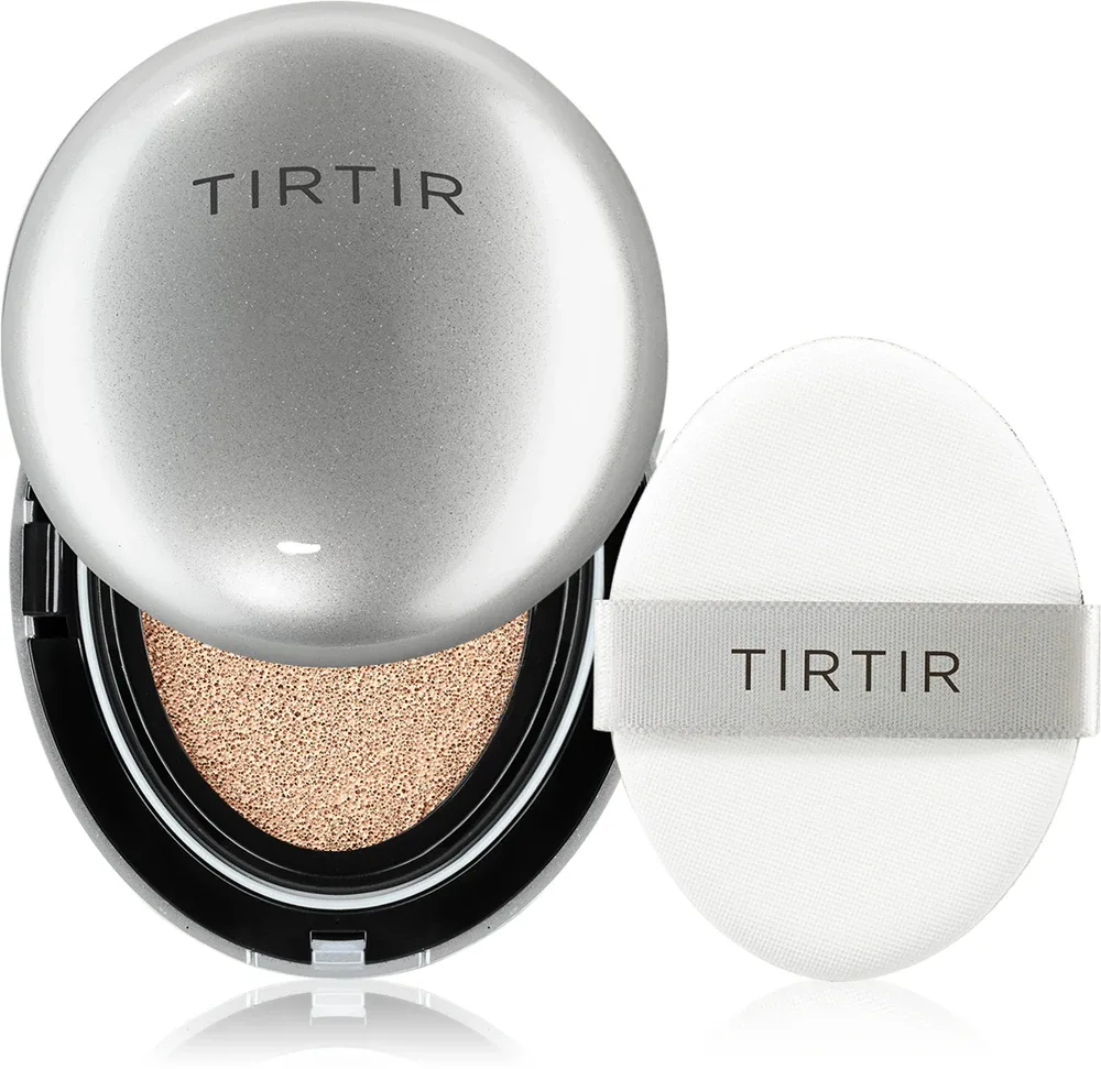TIRTIR Mask Fit Aura Cushion Mini - Увлажняющая основа в губке с эффектом осветления, 4.5 г, оттенок 27N Camel
