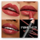 MAC Cosmetics MACximal Sleek Satin Lipstick Mini - Бархатная помада, придающая идеальный вид, 1.5 г, оттенок BRICK-O-LA — фото 6