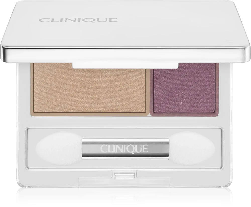Clinique All About Shadow Duo - Дуо тени для век, 1.7 г, оттенок Beach Plum