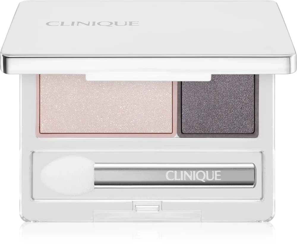 Clinique All About Shadow Duo - Дуо тени для век, 1.7 г, оттенок Duo Uptown/Downtown - Shimmer/Matte