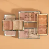 Revolution PRO Sculpt And Glow - Палетка для контурирования и подсветки, 8 г, оттенок Medium-Deep — фото 4