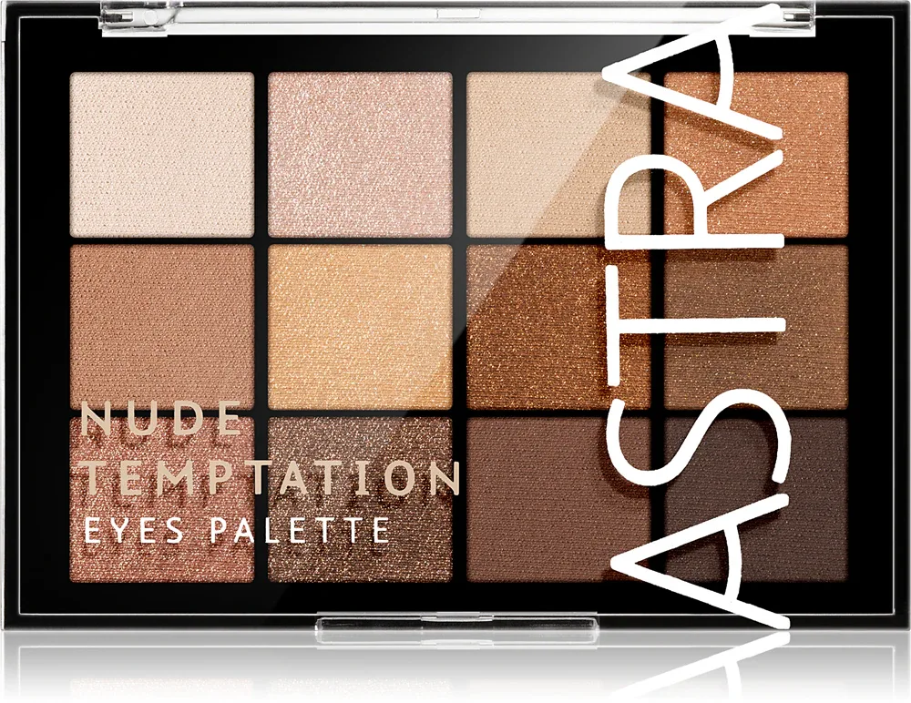Astra Make-up Palette The Temptation - Палетка теней для век: палетка теней для век, 15 г, оттенок Nude Temptation