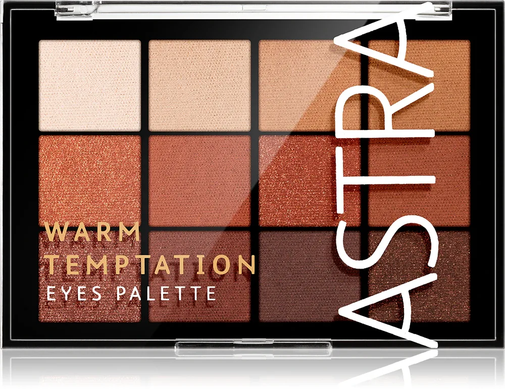 Astra Make-up Palette The Temptation - Палетка теней для век: палетка теней для век, 15 г, оттенок Warm Temptation