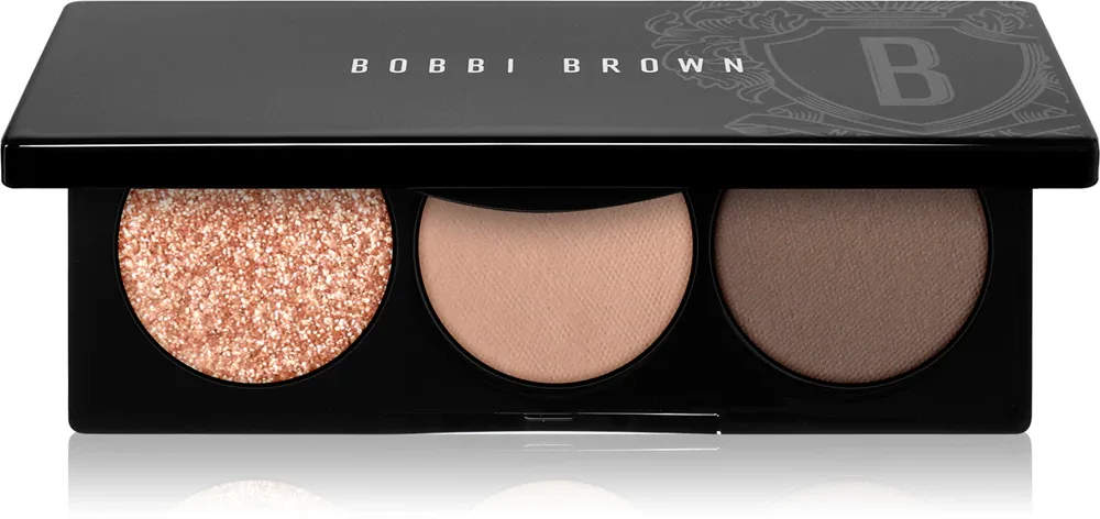 Bobbi Brown Essential Eye Shadow Trios - Палетка теней для век: paleta cieni do powiek nadający doskonały wygląd, 4.4 г, оттенок Golden Hour