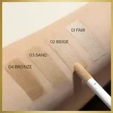 Dermacol Infinity - Тональный фонд с высокой степенью покрытия SPF 15, 20 г, оттенок 02 Beige — фото 4