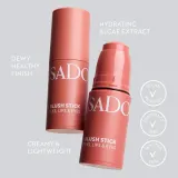 IsaDora Blush Stick - Многофункциональный косметический продукт для макияжа глаз, губ и лица, 5.5 г — фото 4
