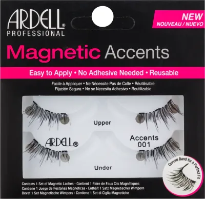 Ресницы накладные Ardell Magnetic Accents магнитные, многоразовые