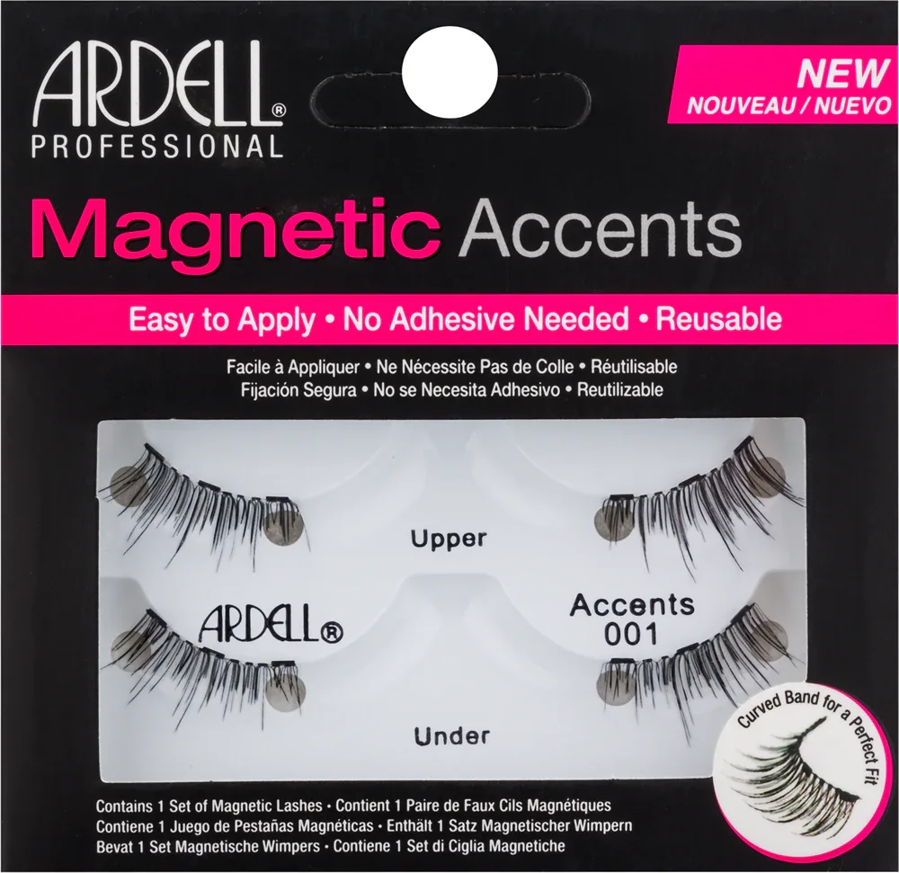 Ресницы накладные Ardell Magnetic Accents магнитные, многоразовые