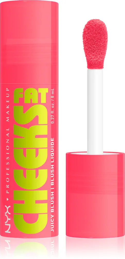NYX Professional Makeup Fat Cheeks Juicy Blush - Румяна в жидкой форме, 8 мл, оттенок 03 Guava Gush