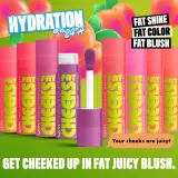 NYX Professional Makeup Fat Cheeks Juicy Blush - Румяна в жидкой форме, 8 мл, оттенок 08 Blueberry Burst — фото 8