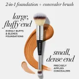 IT Cosmetics Heavenly Luxe Brush - Кисть для тонального крема и корректора двусторонняя #7, 1 шт — фото 4