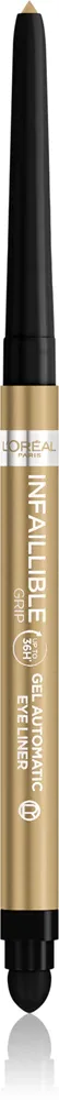 L’Oreal Paris Infaillible Grip 36h Gel Automatic Liner - Водостойкий гелевый карандаш для глаз, 5 г, оттенок 5 г