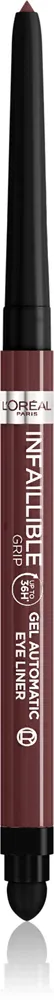 L’Oreal Paris Infaillible Grip 36h Gel Automatic Liner - Водостойкий гелевый карандаш для глаз, 5 г, оттенок 13 Velvet Bordeaux